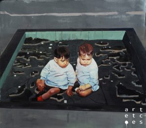 Babies with Modelled Terrain