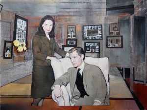 Interior with Couple and Photographs