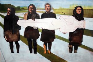 Landscape with Women and Figure